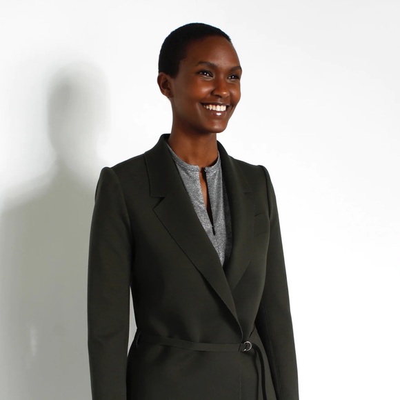 marie saint pierre Jackets & Blazers - Anna Khaki green Marie Saint Pierre jacket
